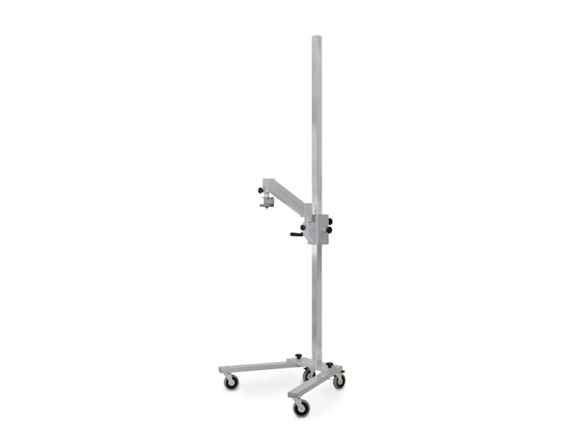 Trolley stand with spring arm